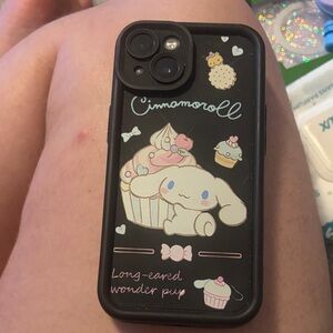 Cinnamoroll Black Phone 14 Case